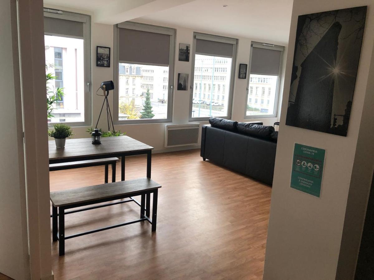 Апартаменты Hyper Centre - Wifi Fibre Gratuit - Jergweloh - Le New Yorkais Кан Экстерьер фото